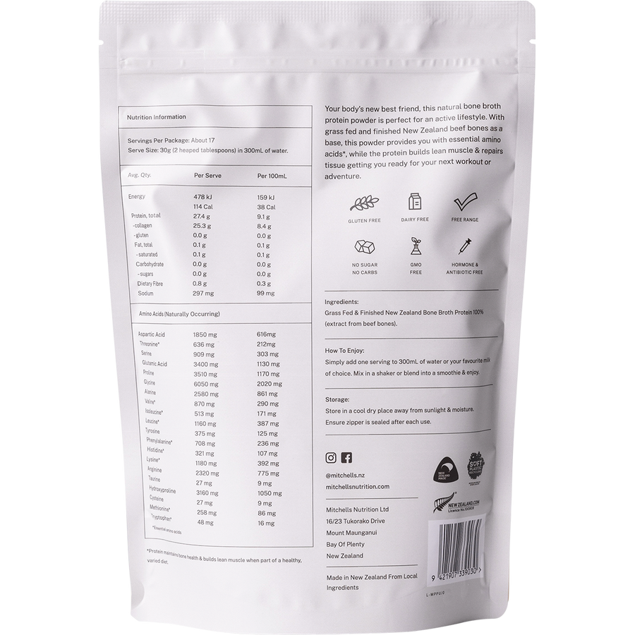 Bone Broth Protein Powder Unflavoured