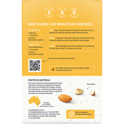 Wholefood Pancake Mix Very Vanilla
