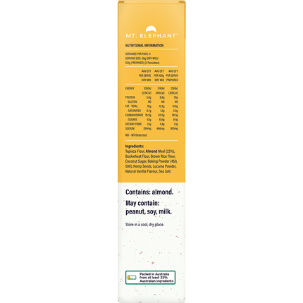 Wholefood Pancake Mix Very Vanilla