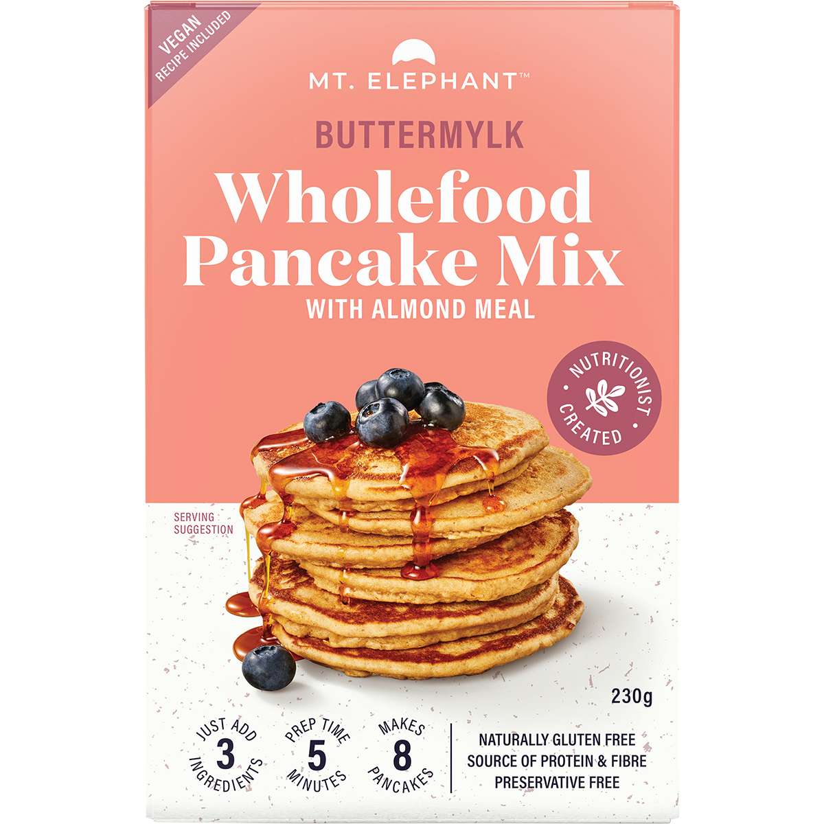 Wholefood Pancake Mix Buttermylk