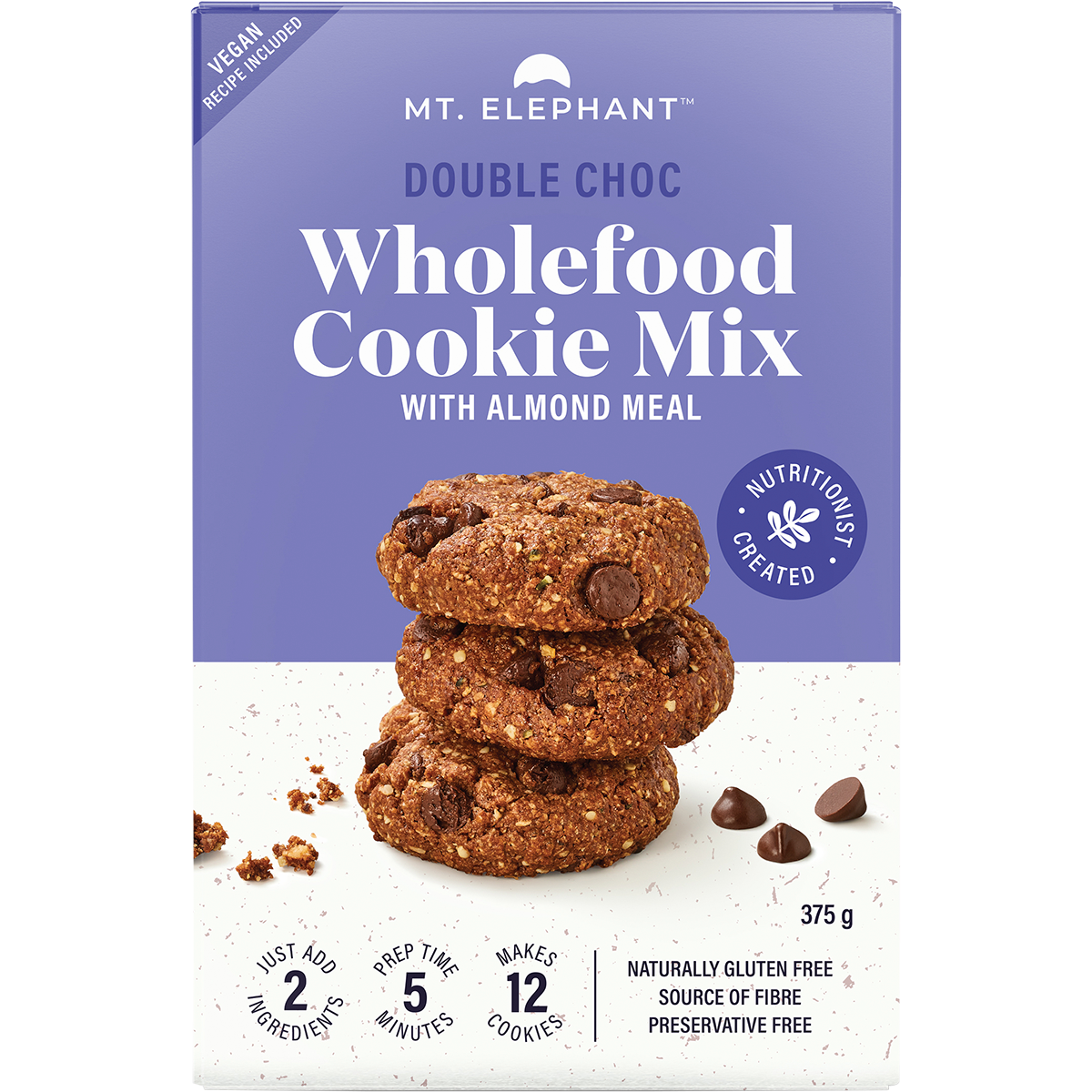 Wholefood Cookie Mix Double Choc