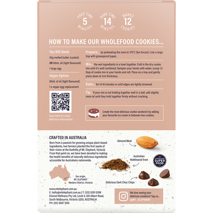Wholefood Cookie Mix Chocolate Chip