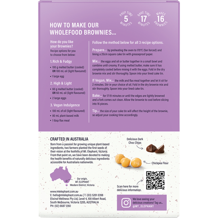 Wholefood Brownie Mix Choc Chunk