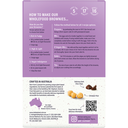 Wholefood Brownie Mix Choc Chunk