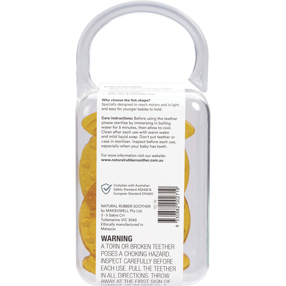 Teether Twin Pack Fish