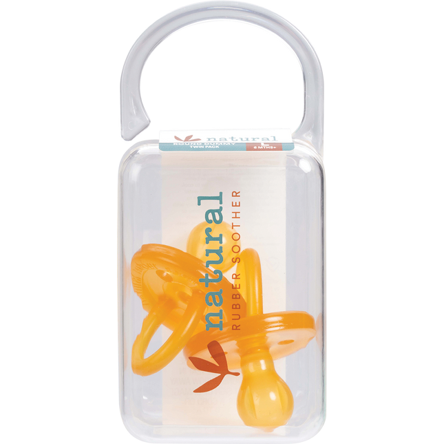 Soother Twin Pack Large Rounded 6 mths +