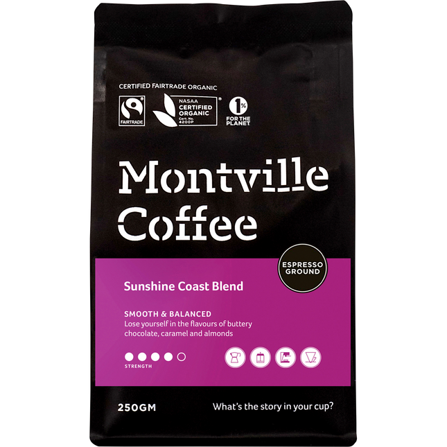 Coffee Ground Espresso Sunshine Coast Blend