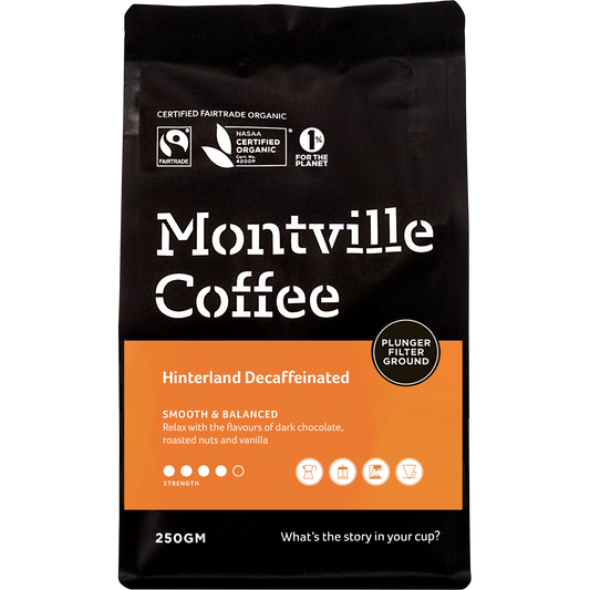Decaf Coffee Ground Plunger Hinterland Blend