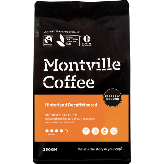 Decaf Coffee Ground Espresso Hinterland Blend