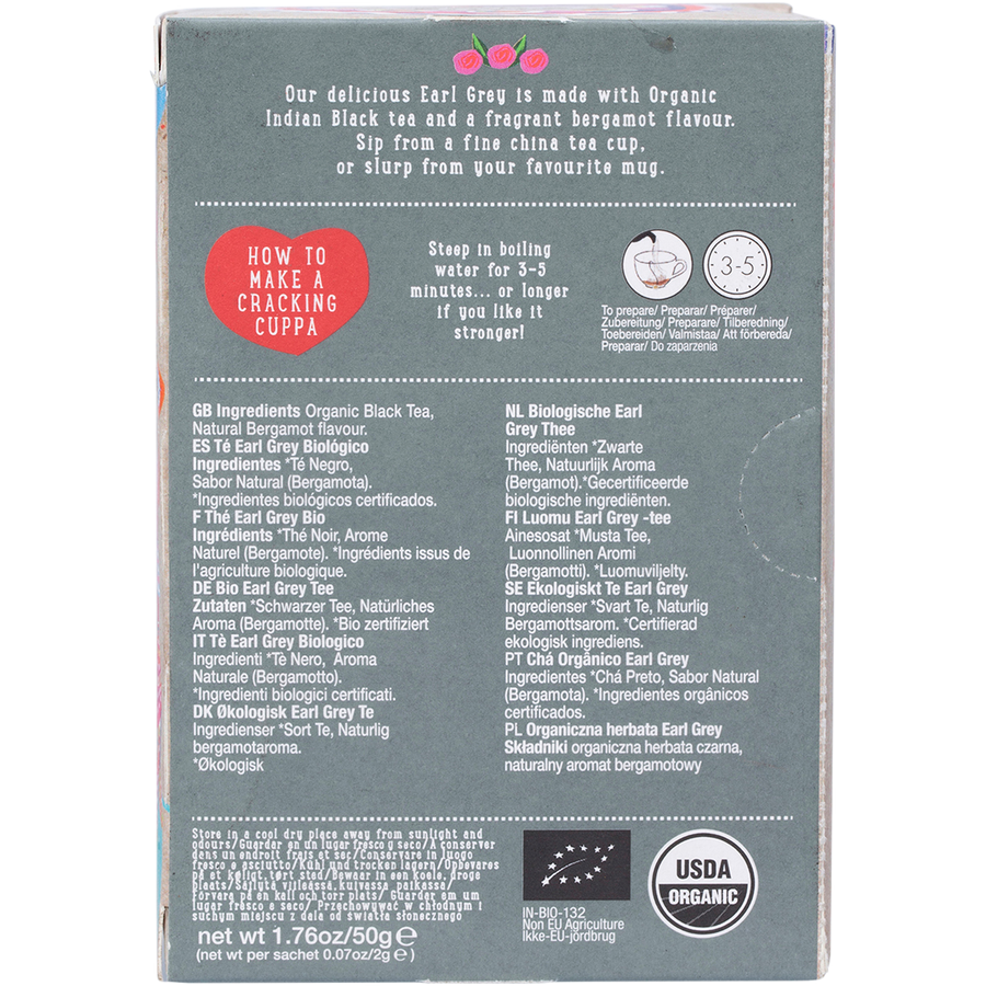 Organic Earl Grey Tea Bags
