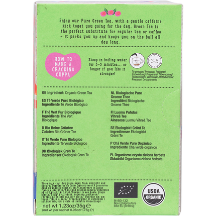 Organic Pure Green Tea Bags