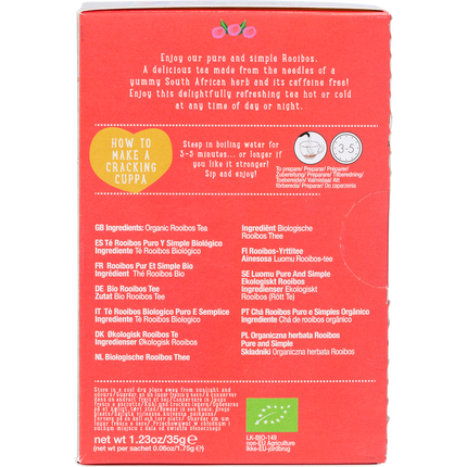 Organic Rooibos Pure & Simple Tea Bags