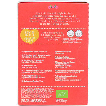 Organic Rooibos Pure & Simple Tea Bags