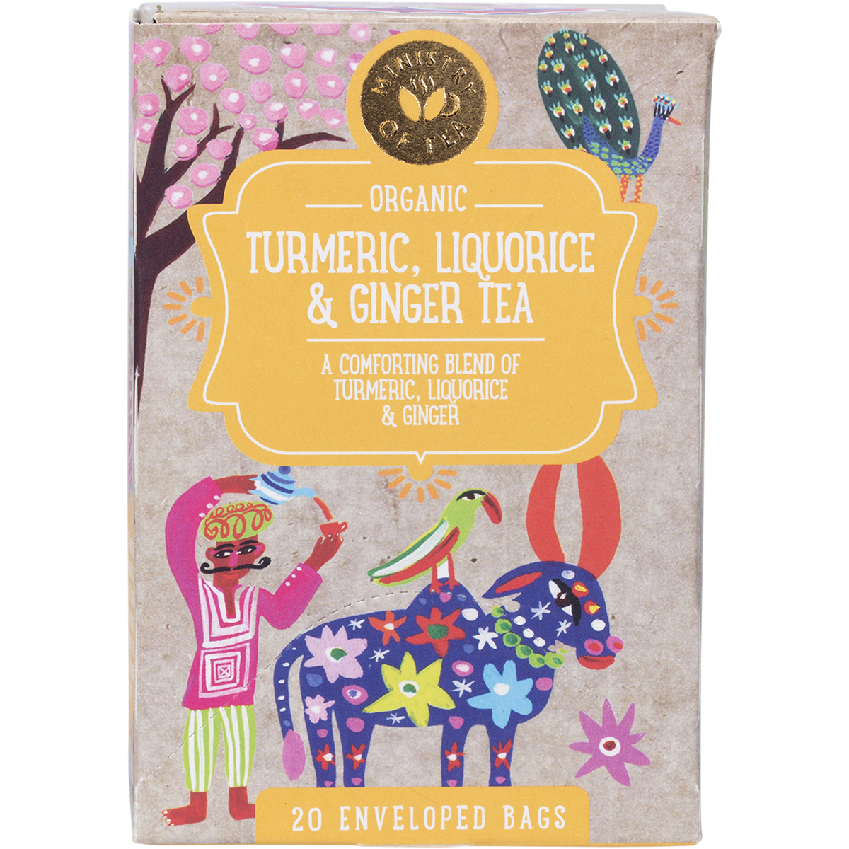 Organic Turmeric, Liquorice & Ginger Tea Tea Bags