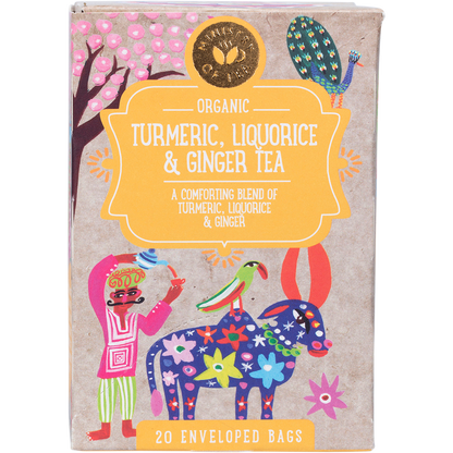 Organic Turmeric, Liquorice & Ginger Tea Tea Bags