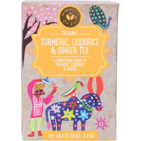 Organic Turmeric, Liquorice & Ginger Tea Tea Bags