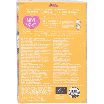 Organic Turmeric, Liquorice & Ginger Tea Tea Bags