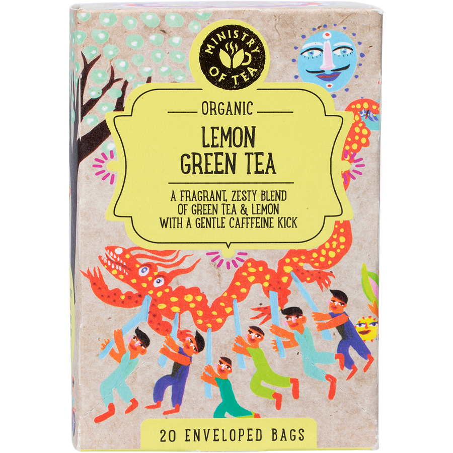 Organic Lemon Green Tea Bags