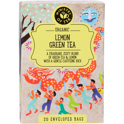 Organic Lemon Green Tea Bags