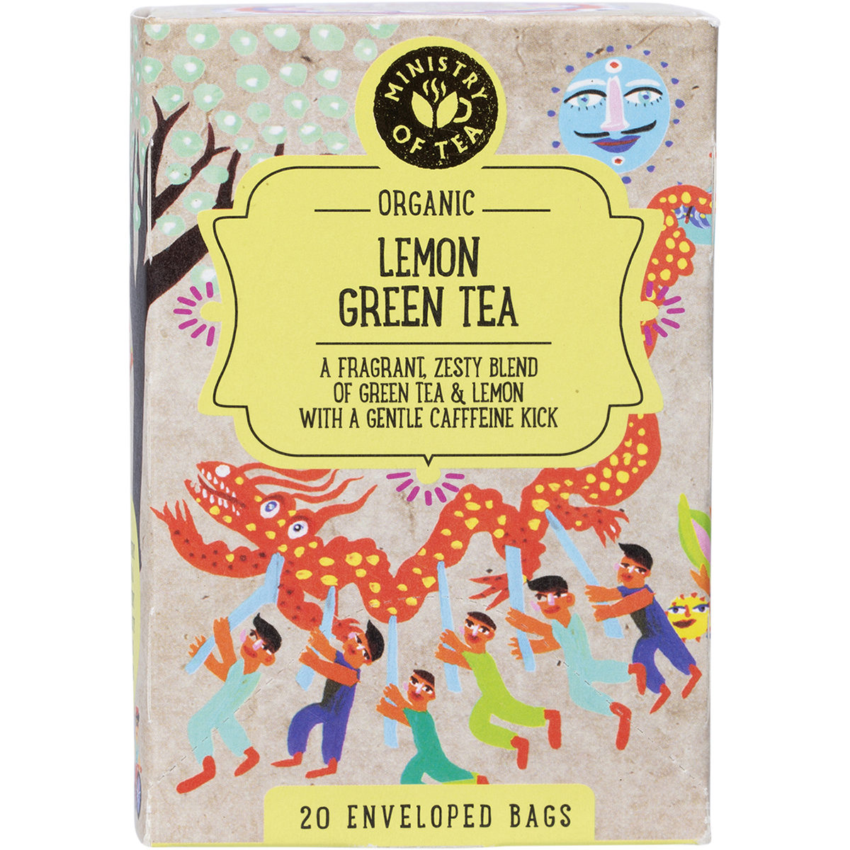 Organic Lemon Green Tea Bags
