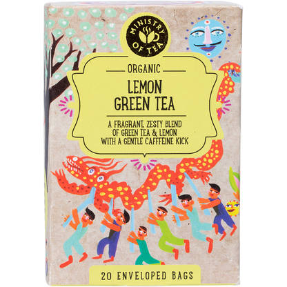 Organic Lemon Green Tea Bags