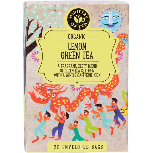 Organic Lemon Green Tea Bags