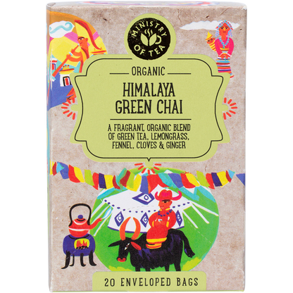 Organic Himalaya Green Chai Tea Bags