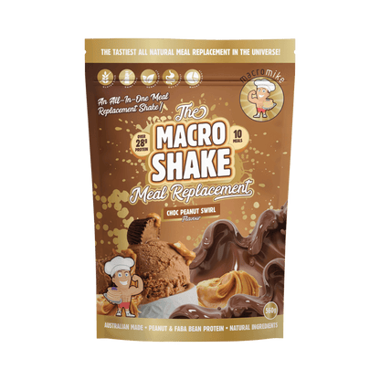 Macro Mike The Macro Shake Meal Replacement Choc Peanut Swirl 560g