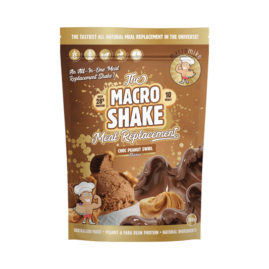 Macro Mike The Macro Shake Meal Replacement Choc Peanut Swirl 560g