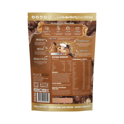 Macro Mike The Macro Shake Meal Replacement Choc Peanut Swirl 560g
