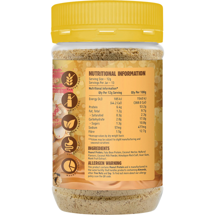 Macro Mike Cookie Dough Powdered Peanut Butter low fat peanut butter powder product package