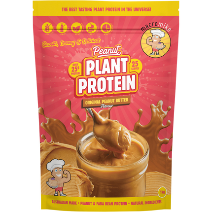 Macro Mike Peanut Plant Protein Original Peanut Butter plant-based peanut protein powder pack