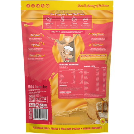 Macro Mike Peanut Butter Cheezecake Peanut Plant Protein vegan peanut protein powder product package