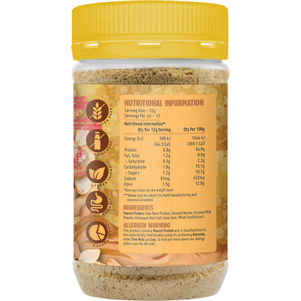 Macro Mike Sweet Original Powdered Peanut Butter low fat peanut butter powder product package