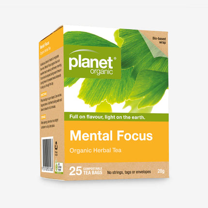 Planet Organic - Mental Focus Herbal Tea Bags