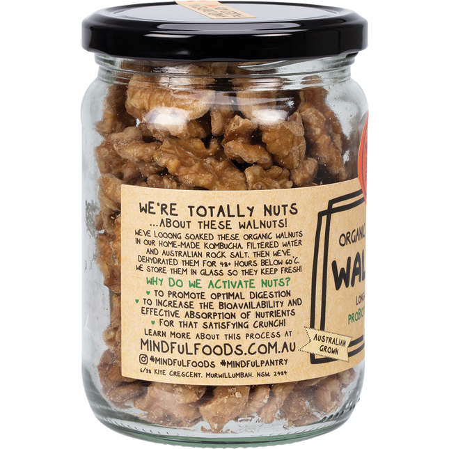 Mindful Foods walnuts organic activated healthy omega 3 walnuts