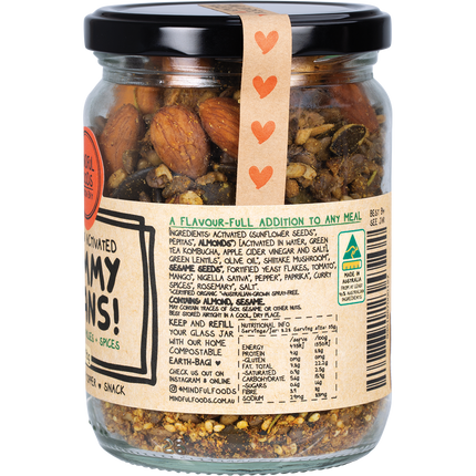 Mindful Foods yummy beans organic activated protein rich snack beans