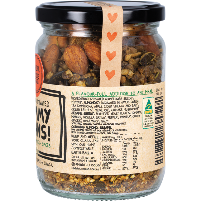 Mindful Foods yummy beans organic activated protein rich snack beans