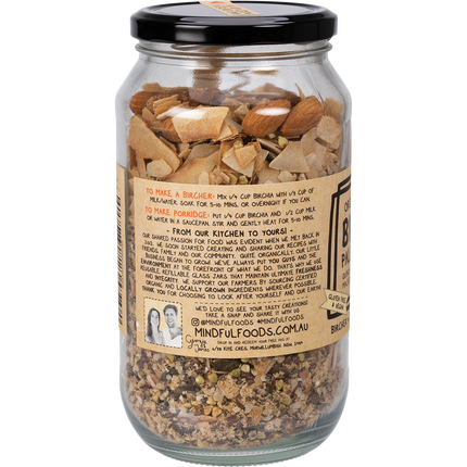 Mindful Foods Birchia paleo prebiotic granola organic gut friendly granola