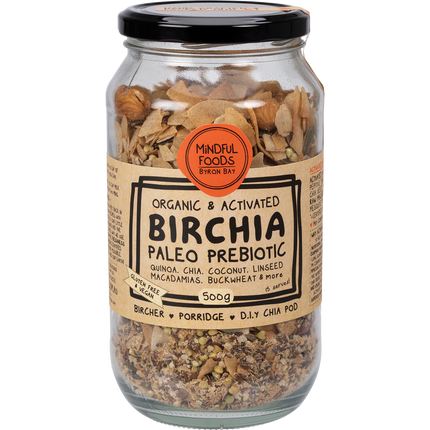 Mindful Foods Birchia paleo prebiotic granola organic activated granola
