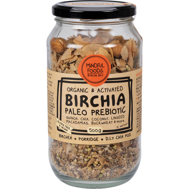Mindful Foods Birchia paleo prebiotic granola organic activated granola