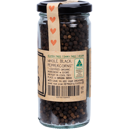 Mindful Foods black pepper organic natural spice for cooking