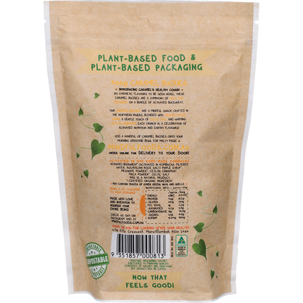 Mindful Foods Buckies caramel nutrient rich snack bites