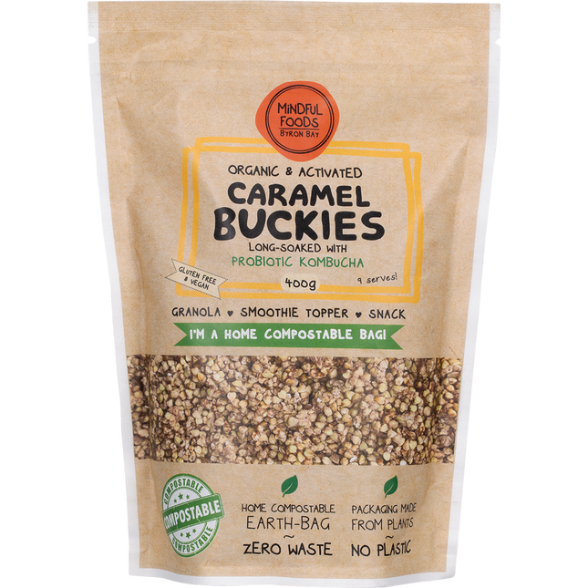 Mindful Foods Buckies caramel healthy superfood snack bites