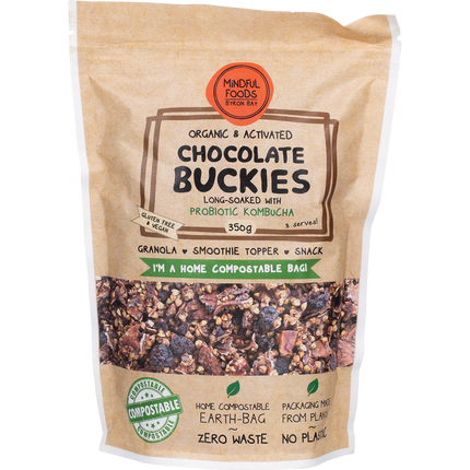 Mindful Foods Buckies chocolate healthy superfood snack bites