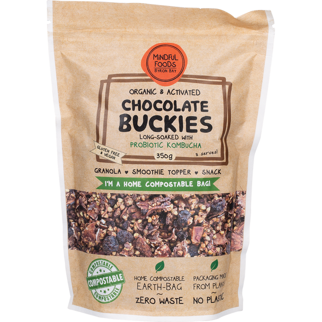 Mindful Foods Buckies chocolate healthy superfood snack bites