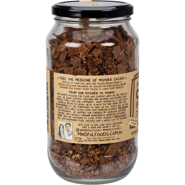 Mindful Foods cacao brain power granola organic superfood breakfast