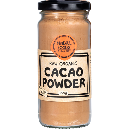 Mindful Foods cacao powder raw organic antioxidant rich cacao powder