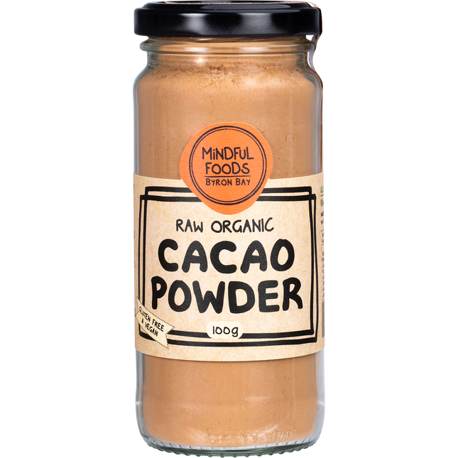 Mindful Foods cacao powder raw organic antioxidant rich cacao powder
