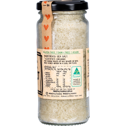Mindful Foods Celtic sea salt traditional mineral sea salt seasoning